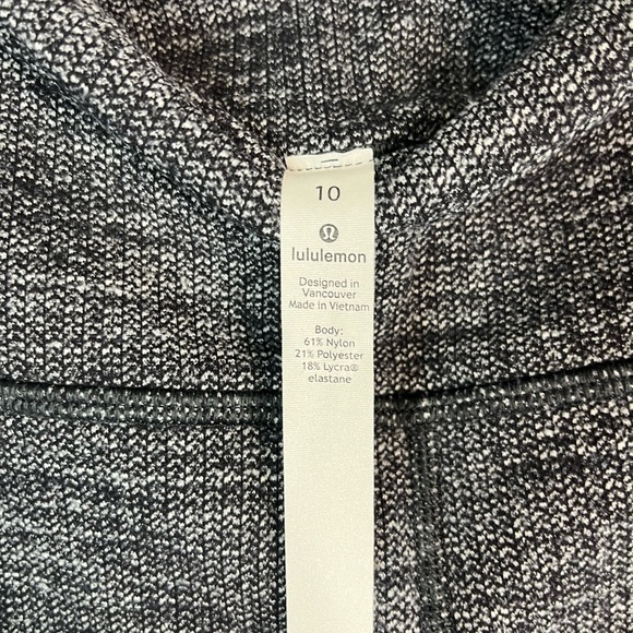 Lululemon gray wunder under leggings size 10 workout gym yoga athletic - Picture 6 of 6